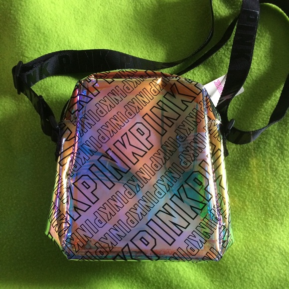Iridescent Holographic Sport Crossbody VS Pink - Picture 4 of 6
